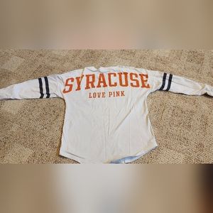 Women's XS Victoria's Secret Pink Collection Syracuse Long Sleeve Shirt